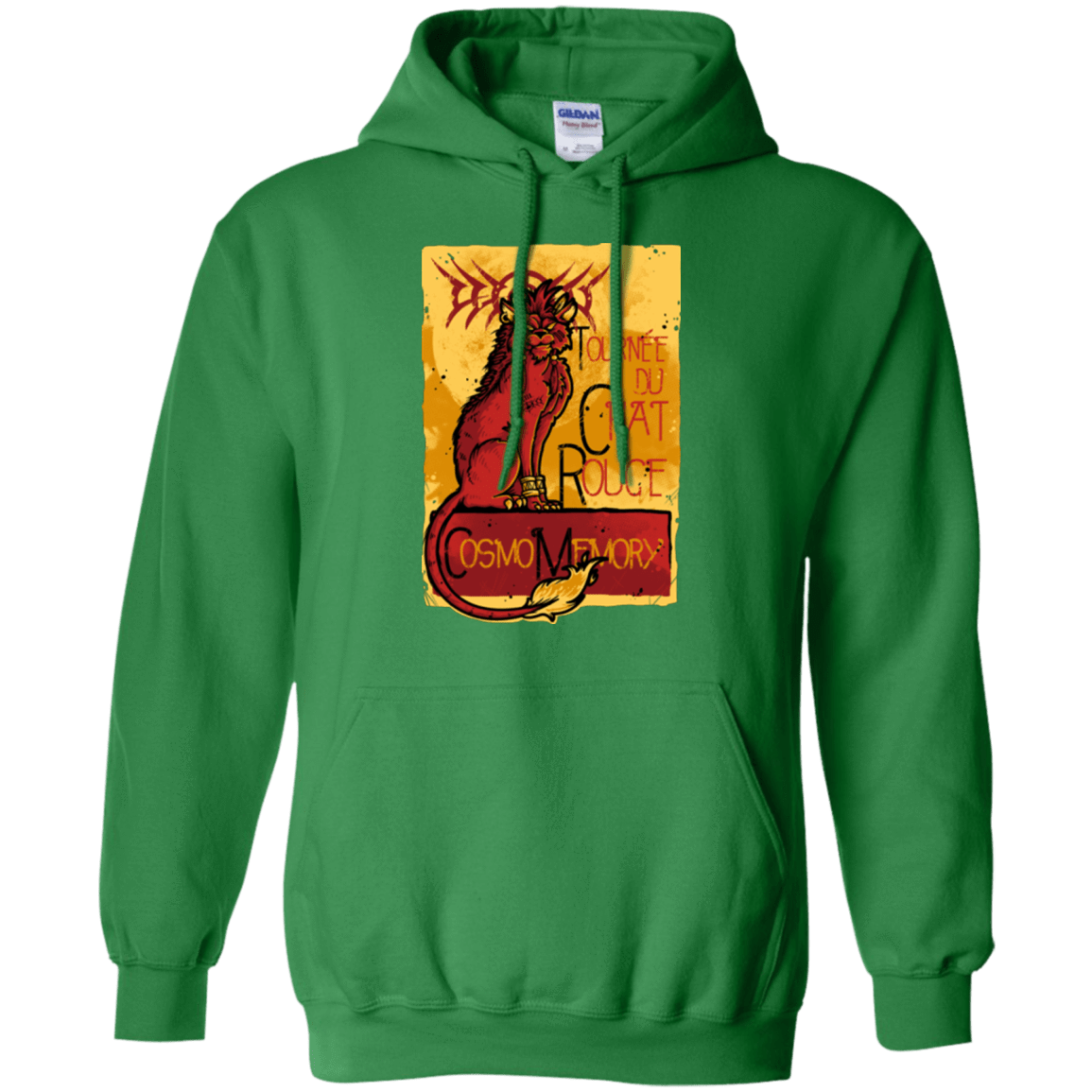 Sweatshirts Irish Green / Small LE CHAT ROUGE Pullover Hoodie