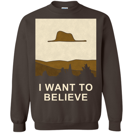 Sweatshirts Dark Chocolate / Small Le Petit Believer Crewneck Sweatshirt
