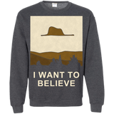Sweatshirts Dark Heather / Small Le Petit Believer Crewneck Sweatshirt