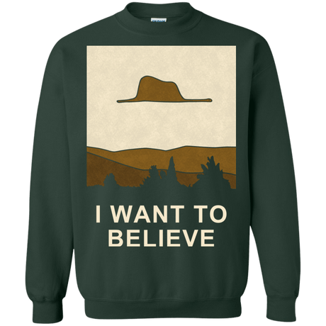 Sweatshirts Forest Green / Small Le Petit Believer Crewneck Sweatshirt