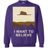 Sweatshirts Purple / Small Le Petit Believer Crewneck Sweatshirt
