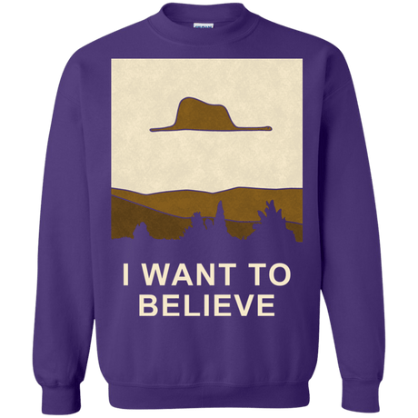 Sweatshirts Purple / Small Le Petit Believer Crewneck Sweatshirt
