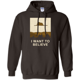 Sweatshirts Dark Chocolate / Small Le Petit Believer Pullover Hoodie