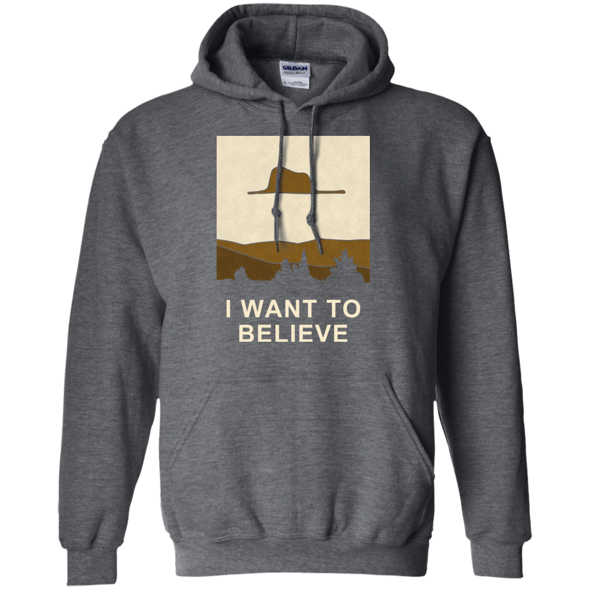 Sweatshirts Dark Heather / Small Le petit believer Pullover Hoodie