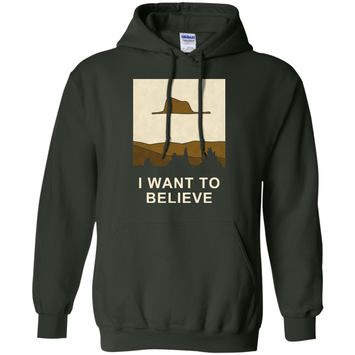 Sweatshirts Forest Green / Small Le petit believer Pullover Hoodie