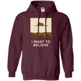 Sweatshirts Maroon / Small Le Petit Believer Pullover Hoodie