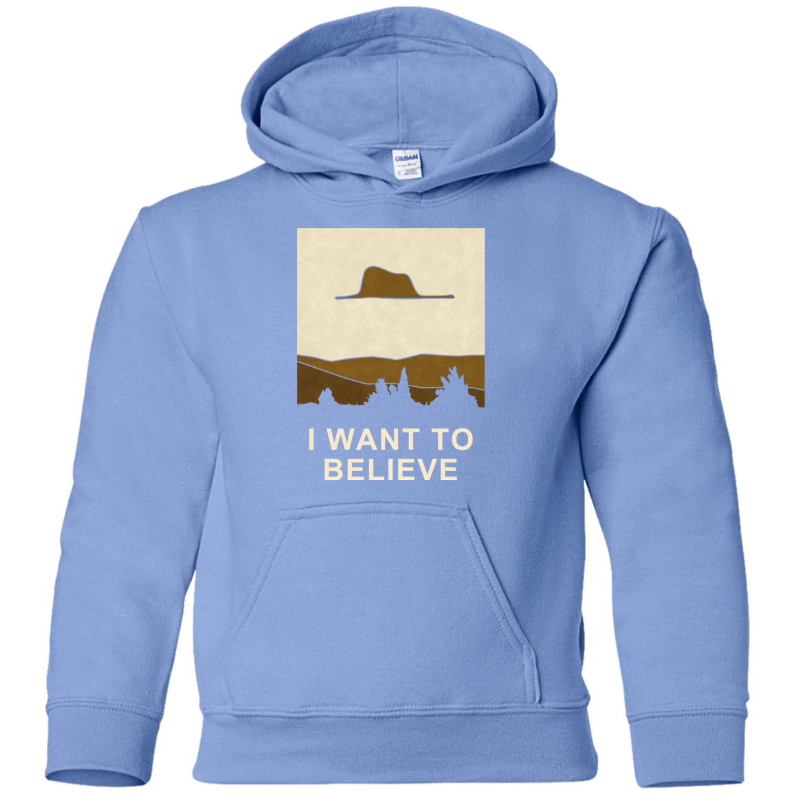Sweatshirts Carolina Blue / YS Le Petit Believer Youth Hoodie