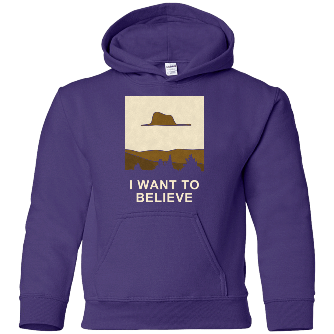 Sweatshirts Purple / YS Le Petit Believer Youth Hoodie