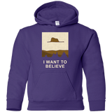 Sweatshirts Purple / YS Le Petit Believer Youth Hoodie