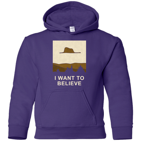 Sweatshirts Purple / YS Le Petit Believer Youth Hoodie