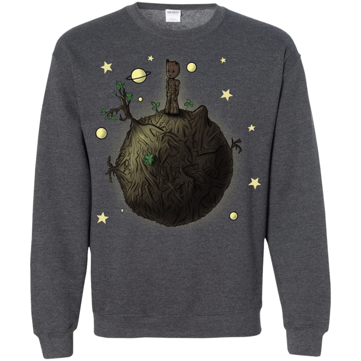 Sweatshirts Dark Heather / S Le Petit Groot Crewneck Sweatshirt