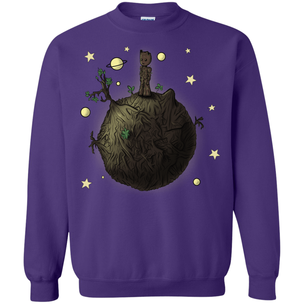 Sweatshirts Purple / S Le Petit Groot Crewneck Sweatshirt