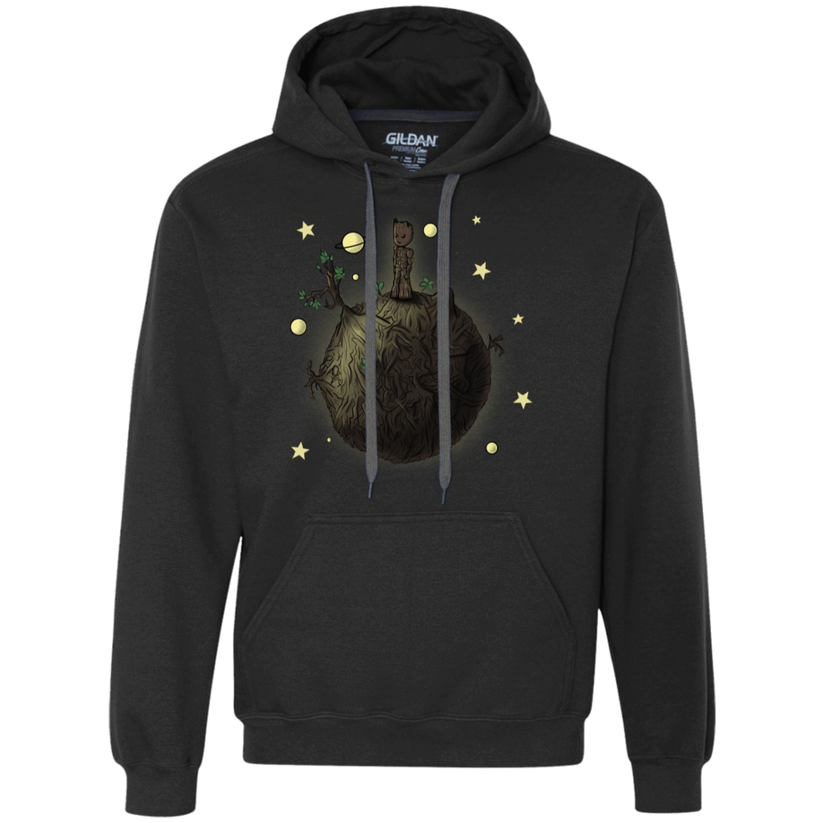 Sweatshirts Black / S Le Petit Groot Premium Fleece Hoodie