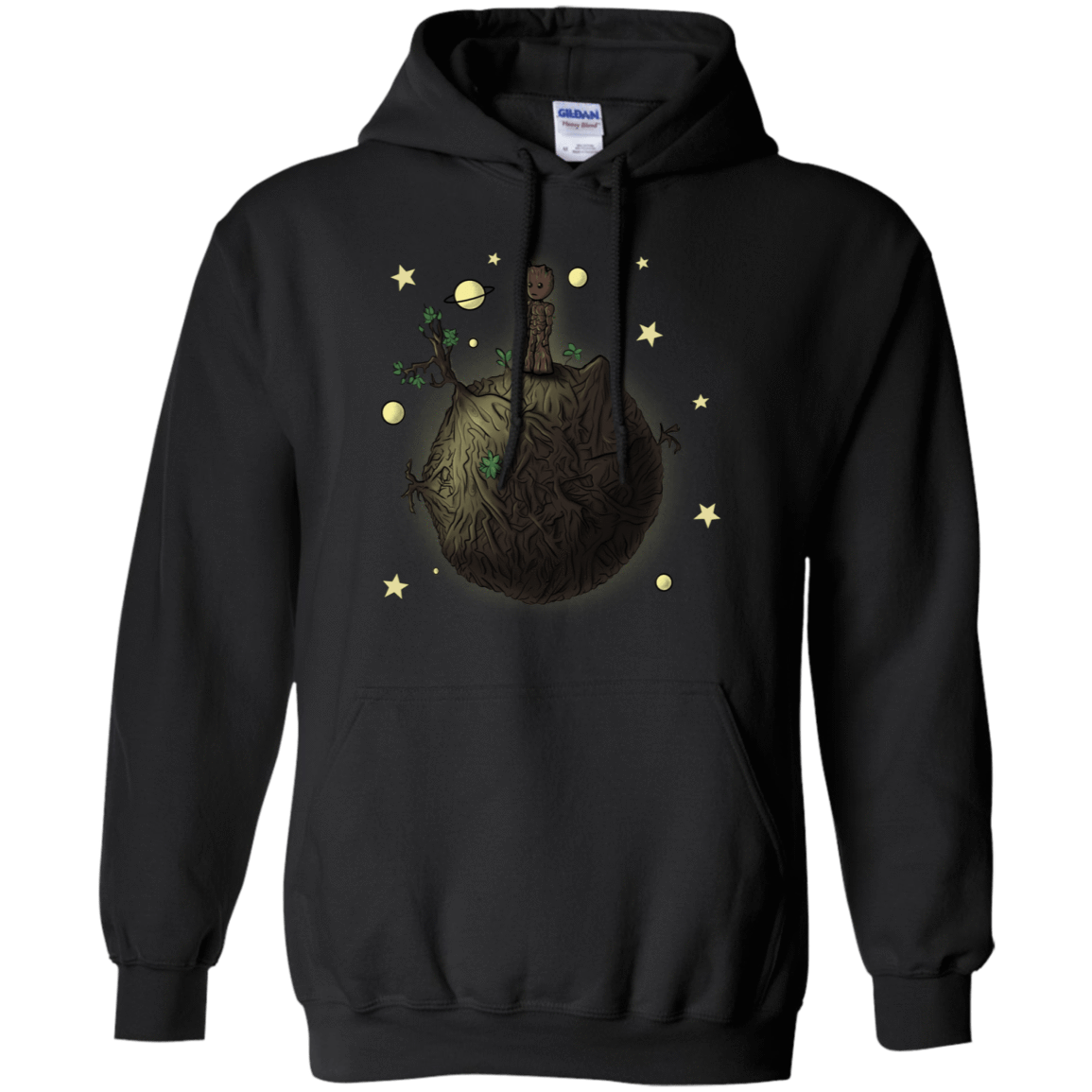 Sweatshirts Black / S Le Petit Groot Pullover Hoodie