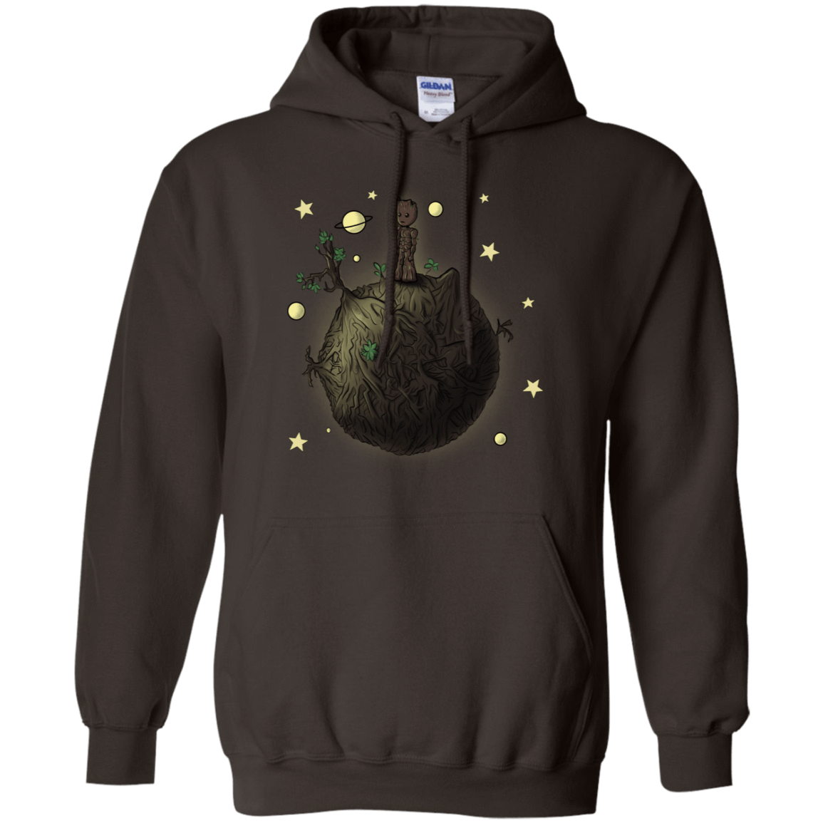 Sweatshirts Dark Chocolate / S Le Petit Groot Pullover Hoodie