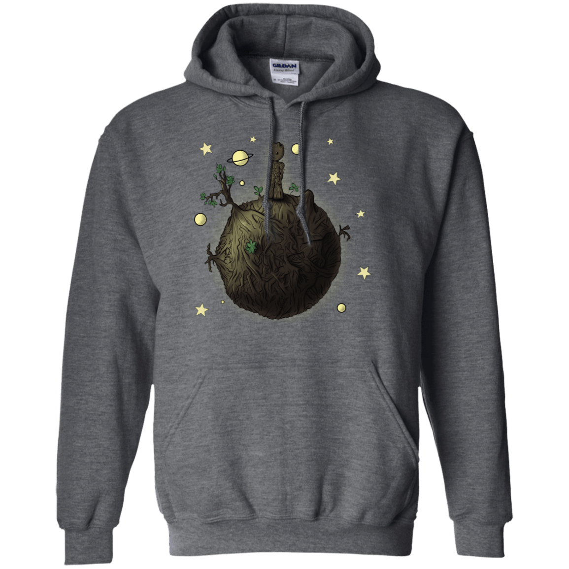 Sweatshirts Dark Heather / S Le Petit Groot Pullover Hoodie