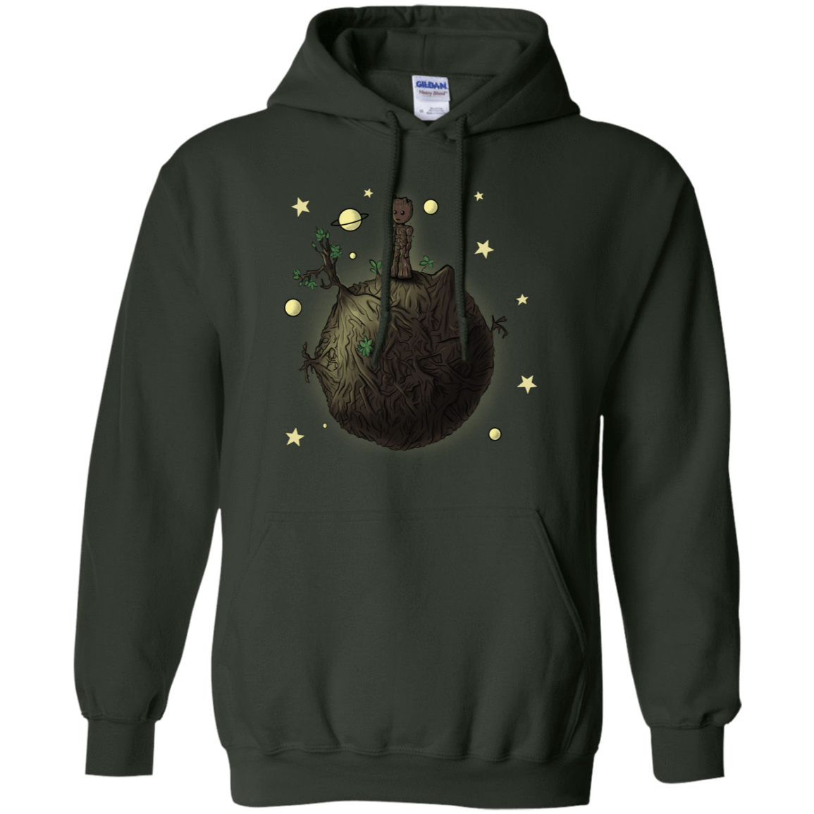 Sweatshirts Forest Green / S Le Petit Groot Pullover Hoodie