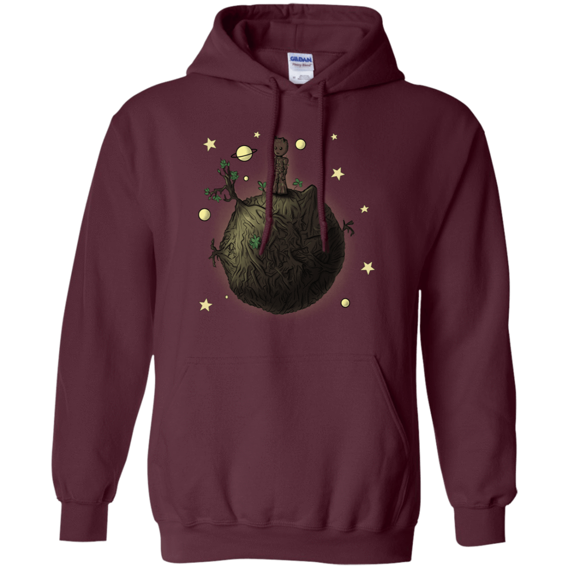 Sweatshirts Maroon / S Le Petit Groot Pullover Hoodie