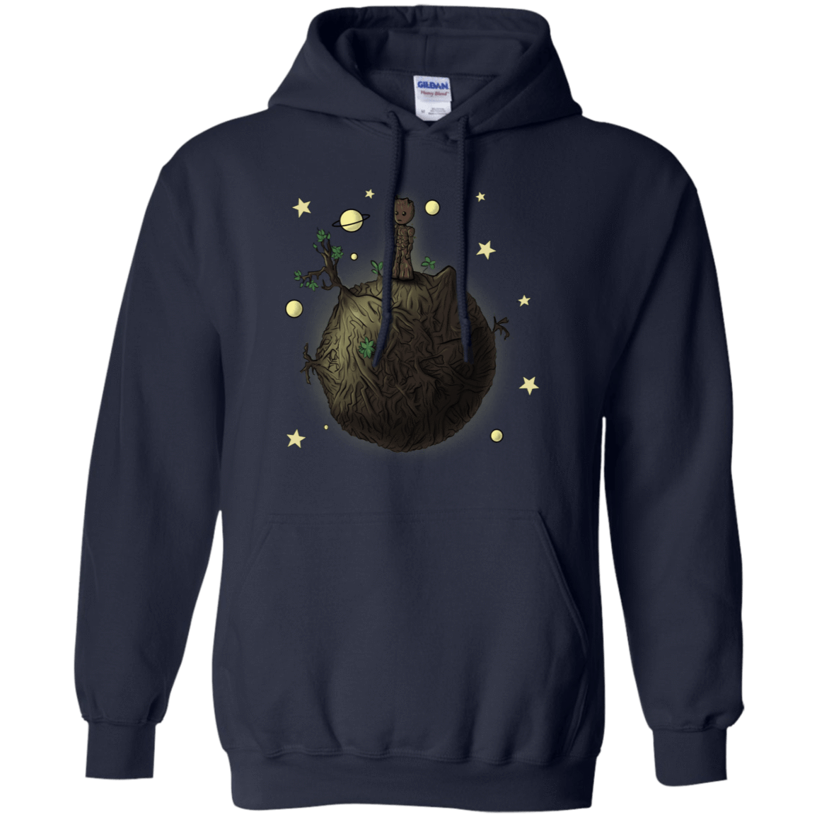 Sweatshirts Navy / S Le Petit Groot Pullover Hoodie