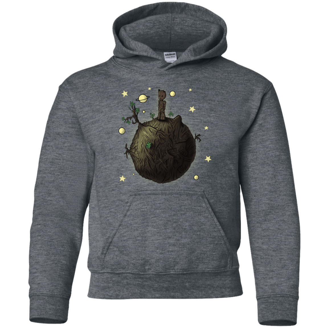 Sweatshirts Dark Heather / YS Le Petit Groot Youth Hoodie