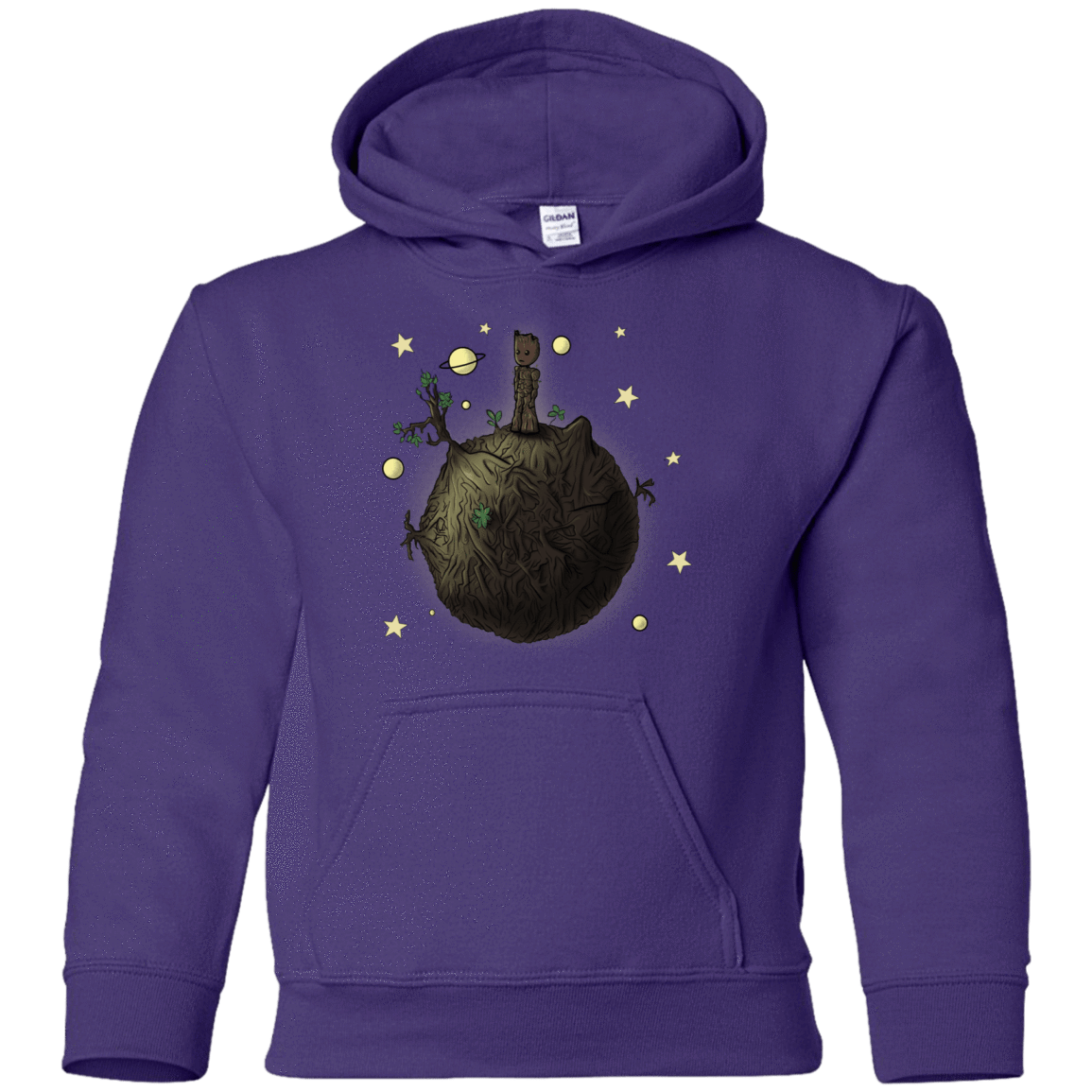 Sweatshirts Purple / YS Le Petit Groot Youth Hoodie