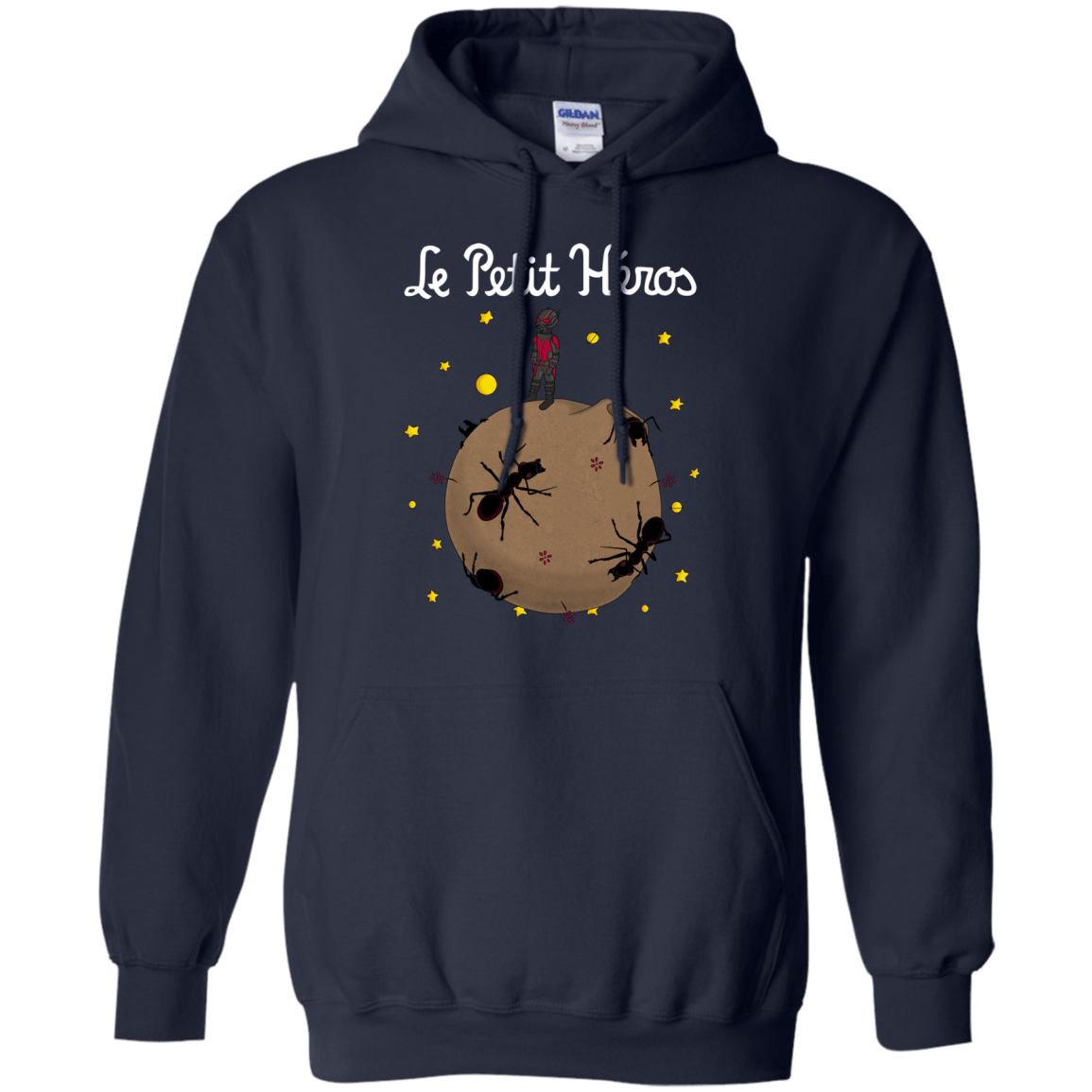 Sweatshirts Navy / S Le Petit Héros Pullover Hoodie