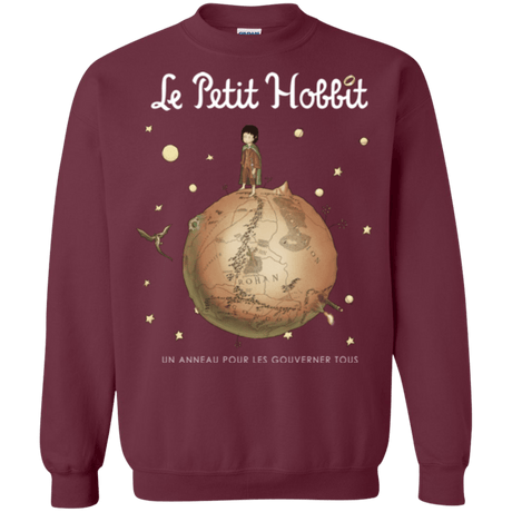 Sweatshirts Maroon / Small Le Petit Hobbit Crewneck Sweatshirt