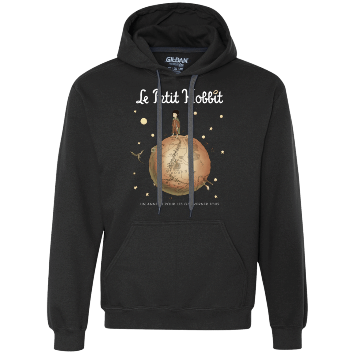 Sweatshirts Black / Small Le Petit Hobbit Premium Fleece Hoodie