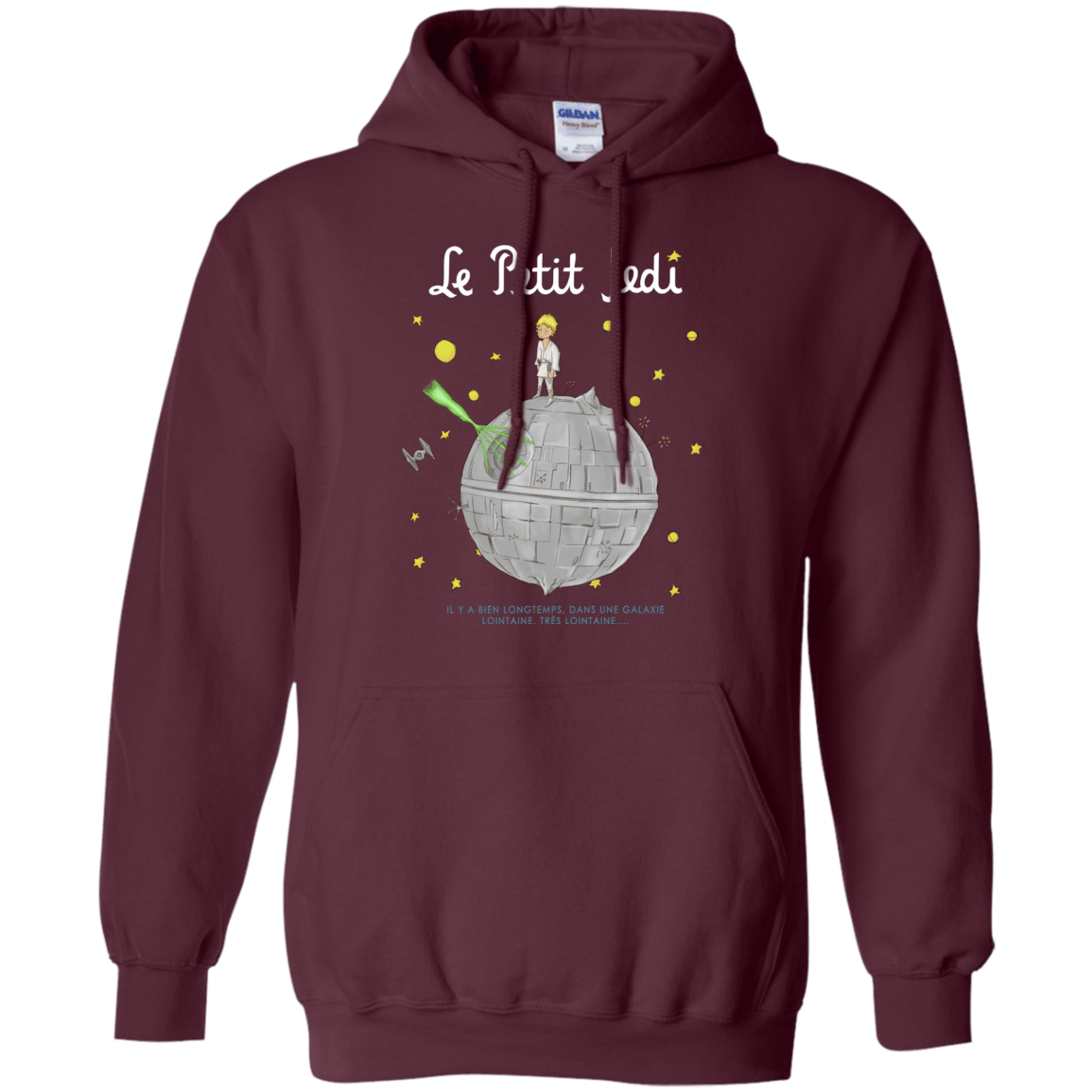 Sweatshirts Maroon / Small Le Petit Jedi Pullover Hoodie