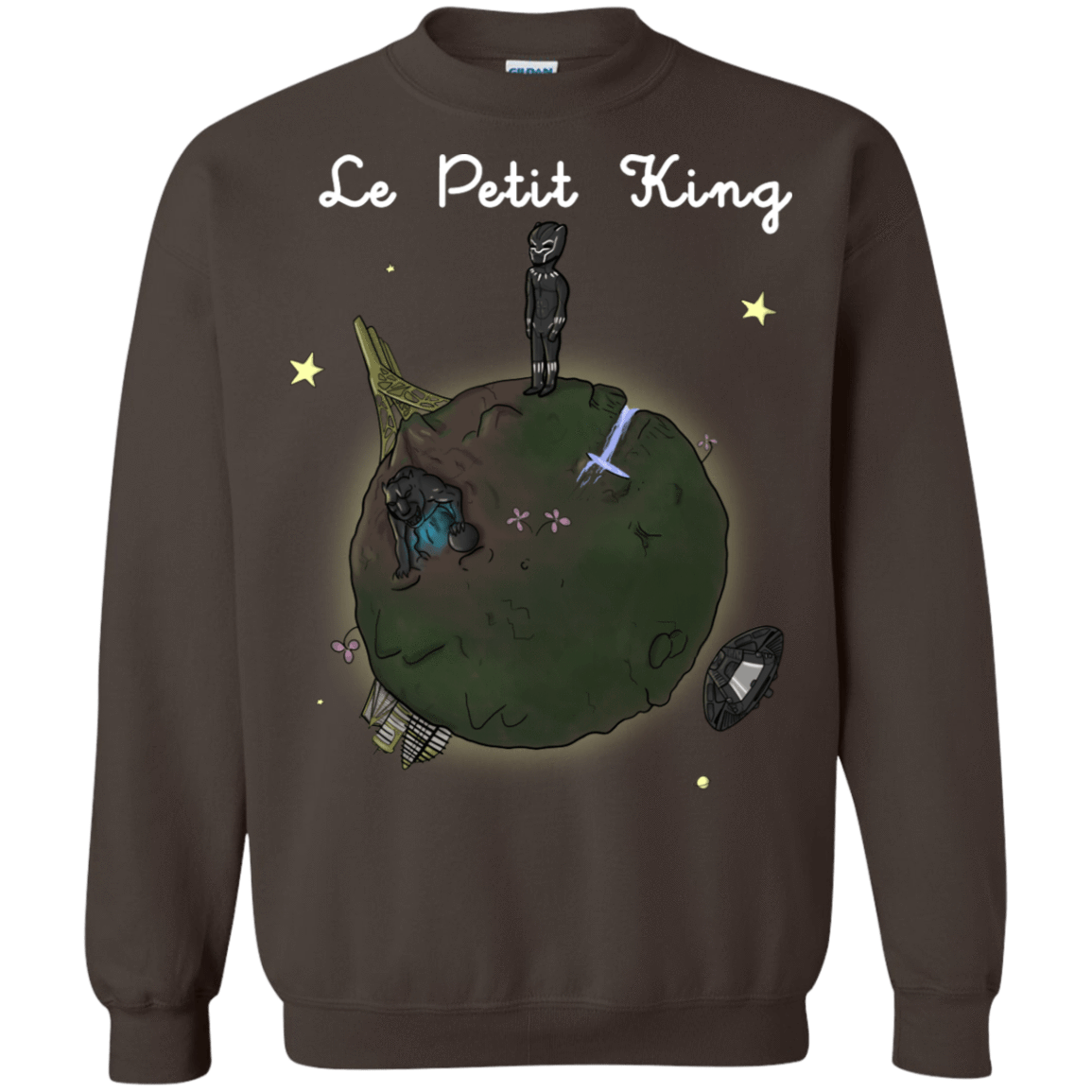 Sweatshirts Dark Chocolate / S Le Petit Prince Of Wakanda Crewneck Sweatshirt