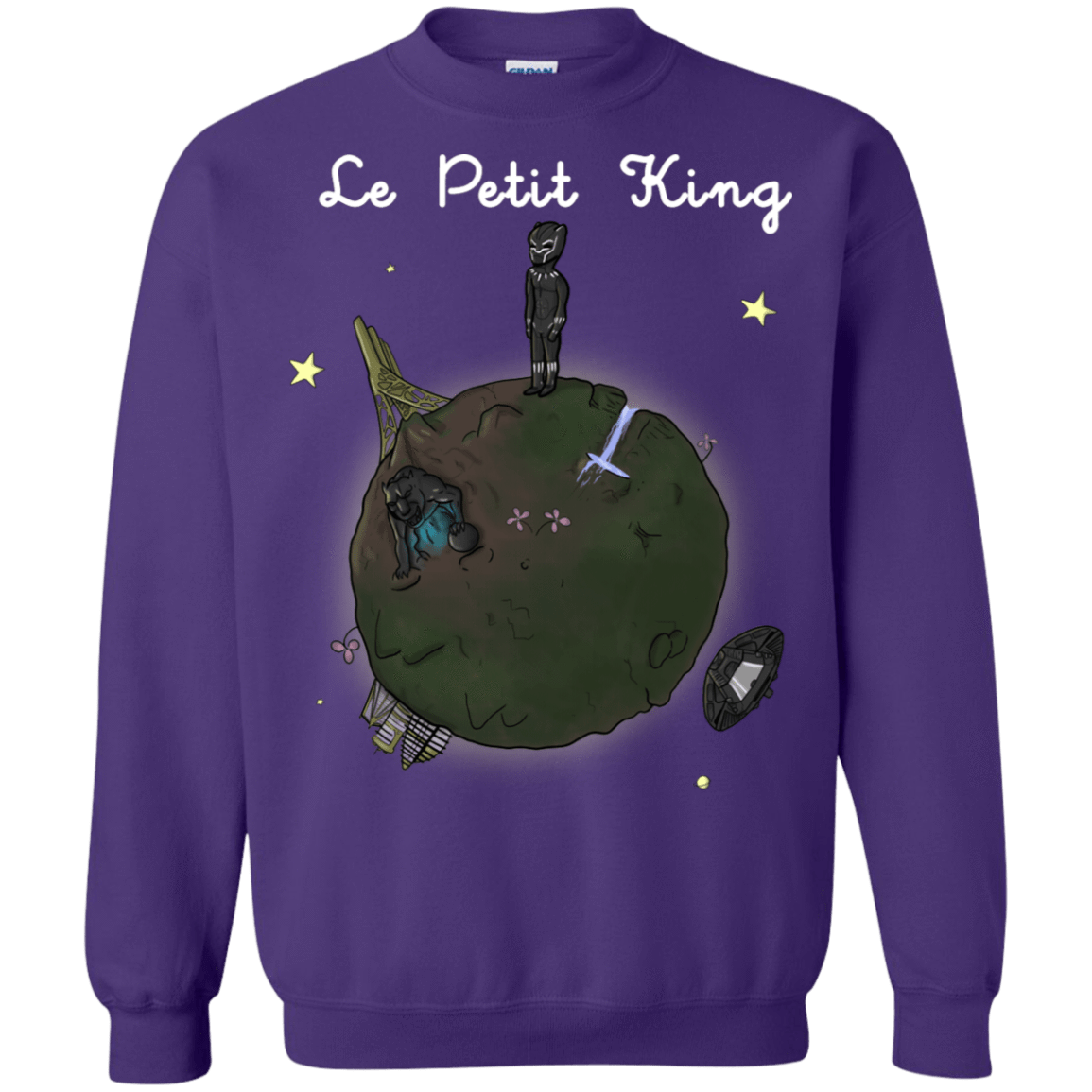 Sweatshirts Purple / S Le Petit Prince Of Wakanda Crewneck Sweatshirt