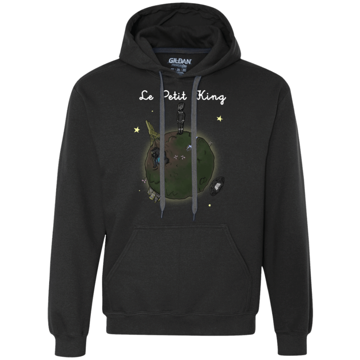 Sweatshirts Black / S Le Petit Prince Of Wakanda Premium Fleece Hoodie