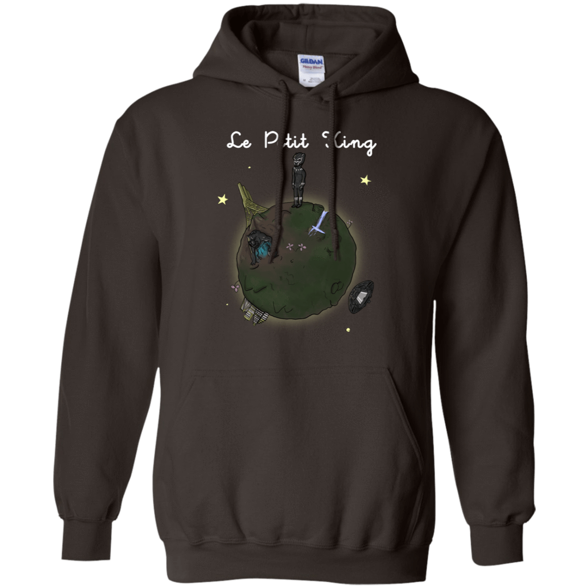 Sweatshirts Dark Chocolate / S Le Petit Prince Of Wakanda Pullover Hoodie