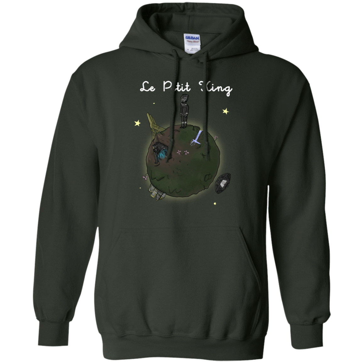 Sweatshirts Forest Green / S Le Petit Prince Of Wakanda Pullover Hoodie