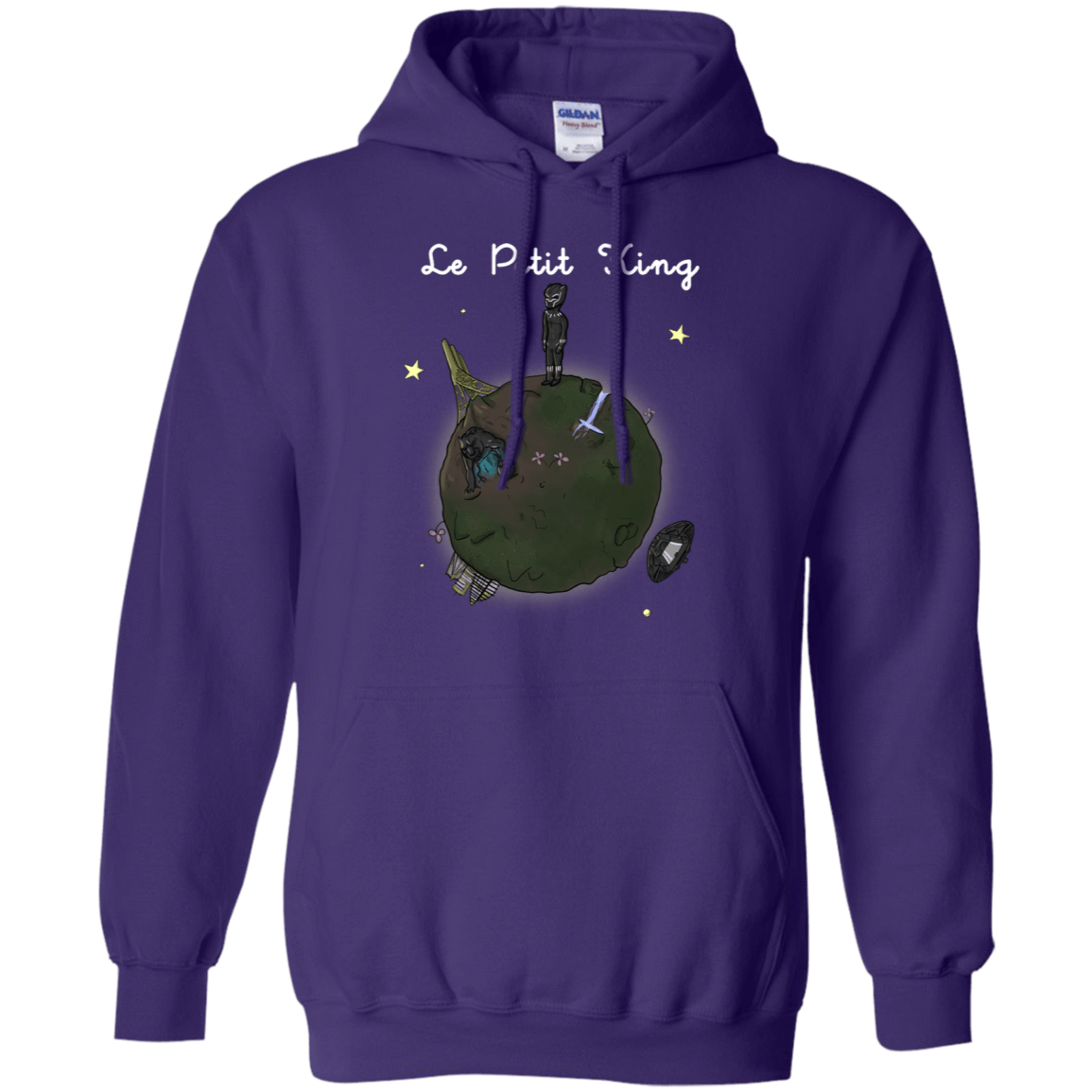 Sweatshirts Purple / S Le Petit Prince Of Wakanda Pullover Hoodie