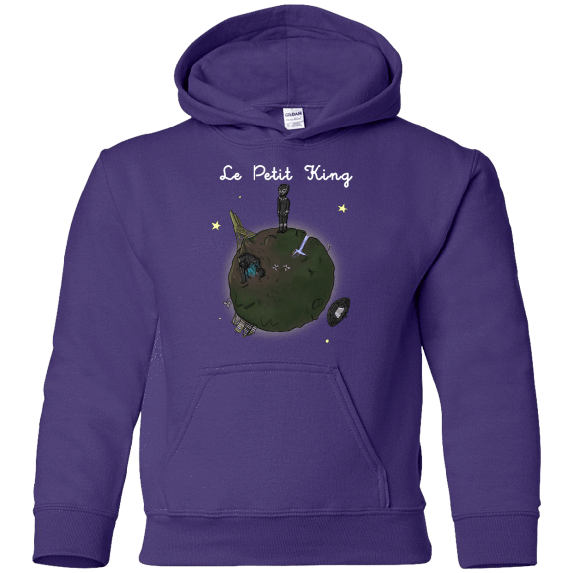 Sweatshirts Purple / YS Le Petit Prince Of Wakanda Youth Hoodie