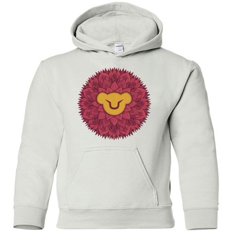 Sweatshirts White / YS Leaf Mane Mandala Youth Hoodie