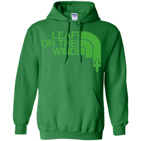 Sweatshirts Irish Green / Small Leaf on the Wind Pullover Hoodie