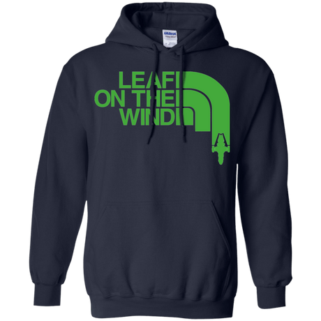 Sweatshirts Navy / Small Leaf on the Wind Pullover Hoodie