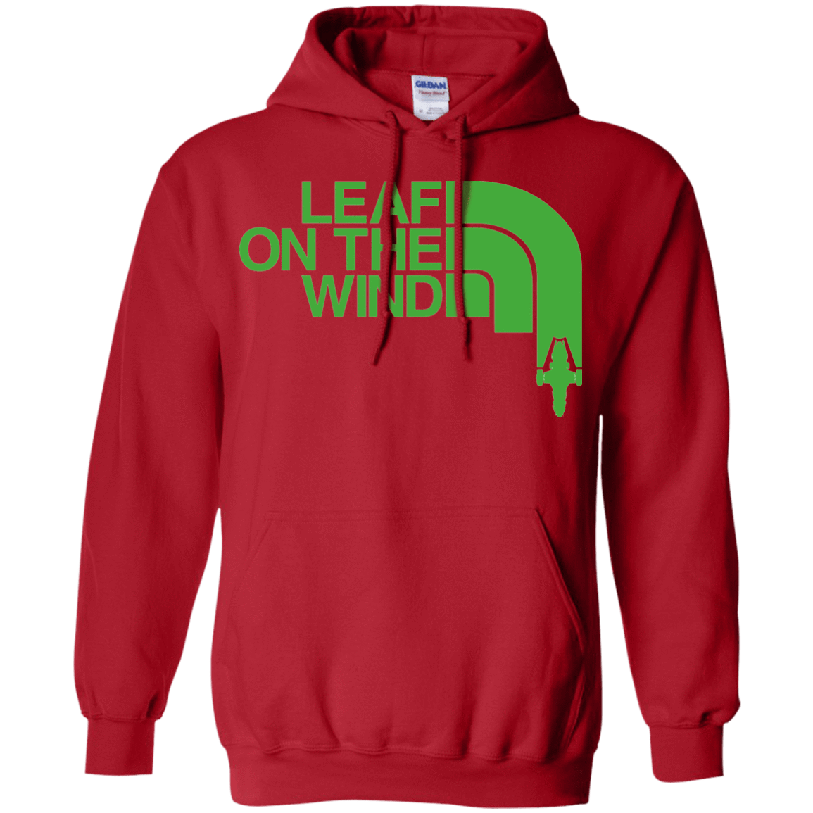 Sweatshirts Red / Small Leaf on the Wind Pullover Hoodie