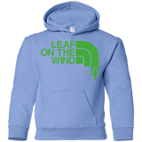 Sweatshirts Carolina Blue / YS Leaf on the Wind Youth Hoodie