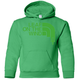 Sweatshirts Irish Green / YS Leaf on the Wind Youth Hoodie