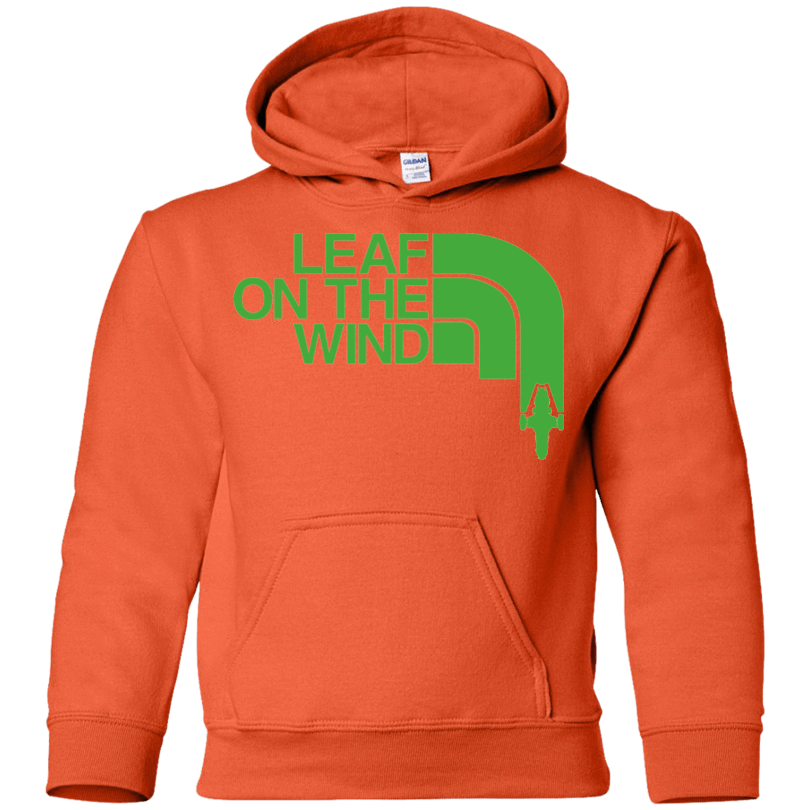 Sweatshirts Orange / YS Leaf on the Wind Youth Hoodie