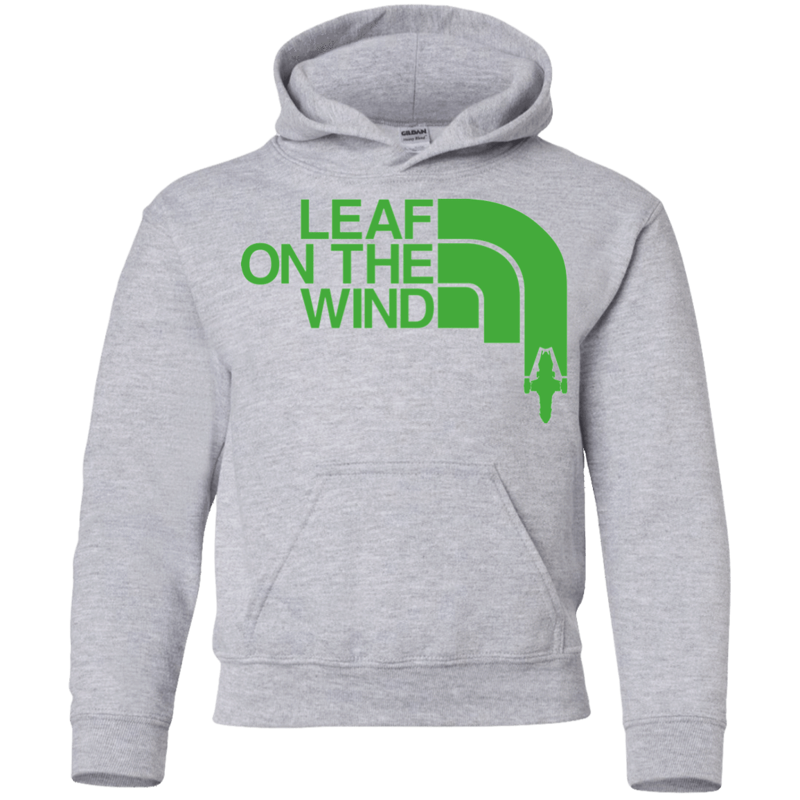 Sweatshirts Sport Grey / YS Leaf on the Wind Youth Hoodie
