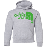 Sweatshirts Sport Grey / YS Leaf on the Wind Youth Hoodie