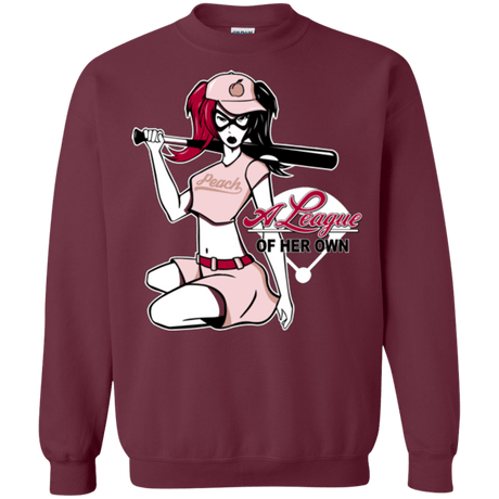 Sweatshirts Maroon / Small League of Her Own Crewneck Sweatshirt