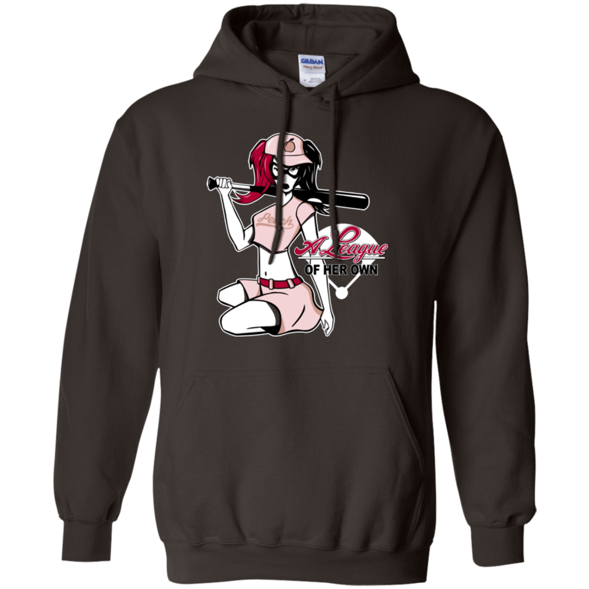 Sweatshirts Dark Chocolate / Small League of Her Own Pullover Hoodie