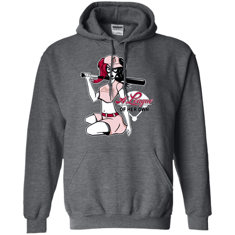 Sweatshirts Dark Heather / Small League of Her Own Pullover Hoodie