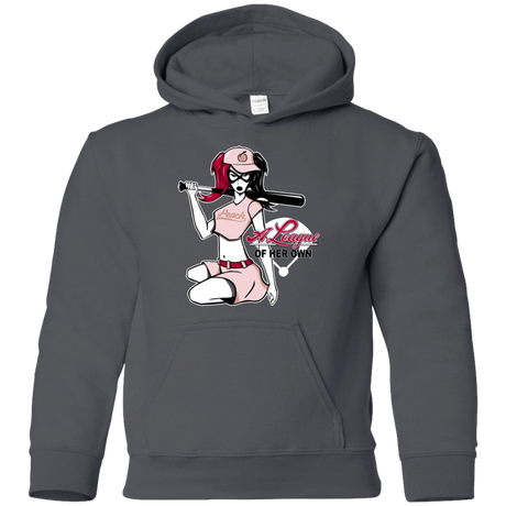 Sweatshirts Charcoal / YS League of Her Own Youth Hoodie