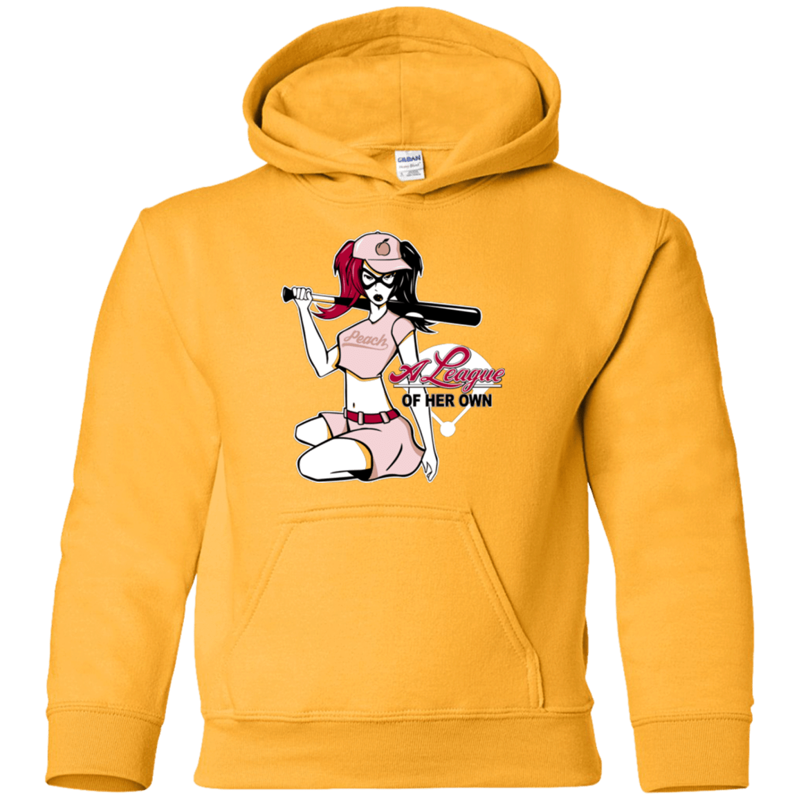 Sweatshirts Gold / YS League of Her Own Youth Hoodie